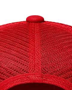 Gorra de Béisbol Trucker Roja Personalizada, con Malla Transpirable en la Parte Trasera, Ajustable con Broche, Lisa, con Logotipo Personalizado, Informal para Exteriores - Product Image 5