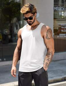 Débardeur Performance pour Homme – Respirant, en Polyester Doux au Toucher, Léger, Fluide, Extensible, Confort Quotidien, Texture Lisse et Moderne - Product Image 6