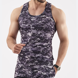 Débardeur de sport personnalisé pour hommes, style vintage décontracté, pour la gym, le basketball, l'entraînement et la course - Product Image 1