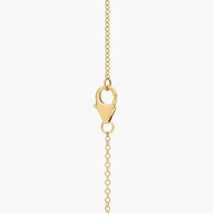 Collier station en or blanc 14 carats avec diamants de laboratoire ronds et marquises - Product Image 3