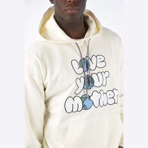 Vente en gros de sweats à capuche pour hommes en coton épais de 450 grammes avec logo personnalisé, sweat à capuche de qualité surdimensionné, streetwear pour hommes - Product Image 3