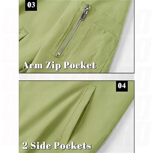 แจ็คเก็ตเบสบอลแบบกำหนดเองขายส่ง เสื้อโค้ทบอมเบอร์ฤดูหนาว แขนเสื้อถักแบบริบ ขอบเอวปักลาย ปักโลโก้ทีม โรงเรียน แบรนด์ต่างๆ - Product Image 6