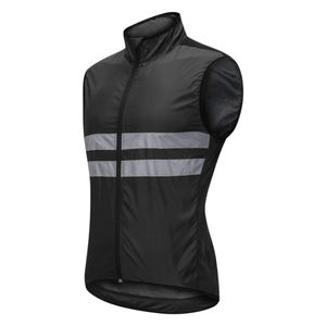 Men Reflective Breathable Windproof Cycling Vest Night Safety <b>Lightweight</b> Bike <b>Gilet</b> for Outdoor Sports - Product Image 4