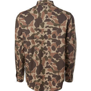เสื้อเชิ้ตผู้ชายลายพรางแบบแห้งเร็วสำหรับการล่าสัตว์ เสื้อเชิ้ตแขนยาวระบายอากาศสำหรับเดินป่าปีนเขา - Product Image 2