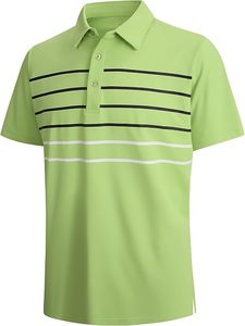Camisa de Manga Corta Azul Oscuro para Hombre, Diseño Casual con Botones, Bolsillo, Tejido Transpirable, Corte Regular, 220 Gramos, 100% Poliéster - Product Image 4