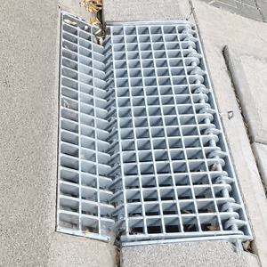 Grille de caniveau en acier haute résistance |   Couvercle de drainage pour les systèmes d'eau de pluie et d'eaux usées - Product Image 1