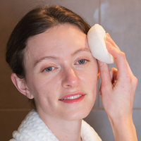 Éponge Konjac Japonaise de Haute Qualité 100% Poudre de Konjac Comestible Ingrédients Naturels Respectueux de l'Environnement Lavable pour le Visage