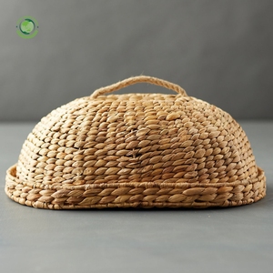 Water hyacinth food cover Oval set Kitchenware and table decoration Wholesale eco-friendly Made in Vietnam - Product Image 1