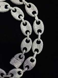 Collar de Cadena Cubana Estilo Hip Hop para Rapper, Plata 925 con Diamantes de Moissanita, Joyería Brillante para Fiesta, Regalo para Ella - Product Image 4