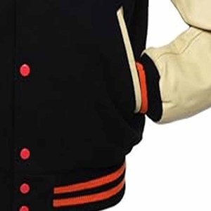 Varsity College Jacket Wholesale Blank Varsity Jacket <b>Men</b> Plain Letterman Satin Material Jacket for <b>Men</b> - Product Image 3
