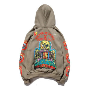 Fashion Outdoor Best Selling Puff Printed 100% Cotton Durable Breathable Winter <b>Men's</b> <b>Hoodies</b> Wholesale - Product Image 2