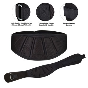 Unisex Best Quality Neoprene <b>Belt</b> Back Support Weightlifting Workout Training for Injury Prevention and Back Pain - Product Image 4