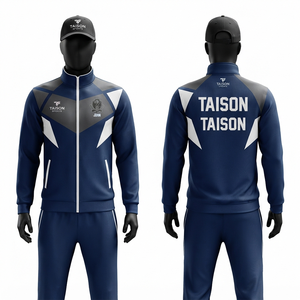 TAISON SPORTS Survêtement de volley-ball unisexe en polyester interlock 300 GSM, polaire d'hiver, jaune et gris, personnalisable - Product Image 2
