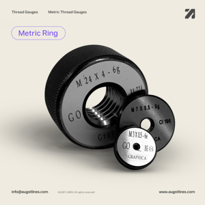 Juego de calibradores de rosca de alta precisión ISO, métricos/UN, trapezoidales/TR, ACME, Stub ACME, con rosca de refuerzo, de tamaño no estándar, GO y NOGO - Product Image 4