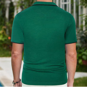 Camiseta Polo de Manga Corta para Hombre, Tela Suave al Tacto, Ropa Deportiva Informal, Personalización de Marca Disponible - Product Image 2