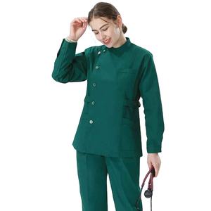 Infirmière gommages ensemble uniformes médicaux femmes hommes vêtements de travail dentaires vêtements haut pantalon popeline chirurgien Medic gommage costume - Product Image 1