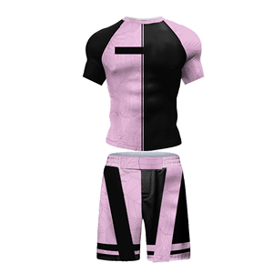 High Quality OEM Design BJJ <b>MMA</b> <b>Rash</b> <b>Guard</b> Set - Product Image 2