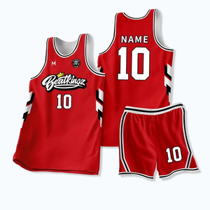 Camiseta de Baloncesto para Hombre al por Mayor, Transpirable, Cómoda, de Secado Rápido, 100% Poliéster, Impresión por Transferencia de Calor, Personalizada - Product Image 2