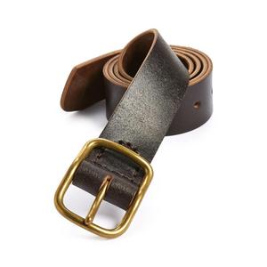 100% Genuine Cow Hide Leather Belt with Steel Buckle Custom Casual Men's Belts-Wholesale Price - Product Image 6