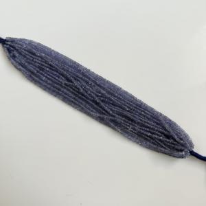 Collier multi-brins de perles facettées en tanzanite naturelle, perles de tanzanite en gros, bleu violet, pour la fabrication de bijoux - Product Image 3