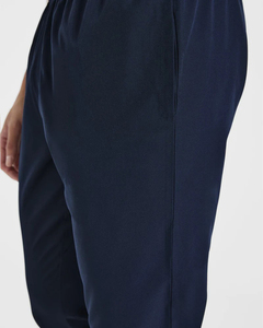 Pantalones deportivos casuales para hombre con logotipo personalizado, cintura elástica con cordón, bolsillos laterales y puños con cremallera, tela transpirable tejida a bajo precio al por mayor - Product Image 5