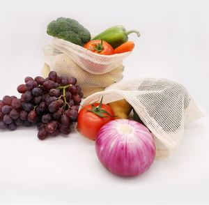Bolsa de Malla de Algodón Orgánico con Cordón, Color Beige, Ecológica, con Logotipo Personalizado, Venta al Por Mayor de Fábrica, 15*18cm, para Frutas y Verduras - Product Image 6