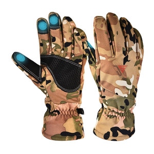 Gants de ski pour homme, mode, hiver, thermiques, imperméables, tissu 100% polyester avec doublure en cachemire pour le cyclisme en plein air - Product Image 2