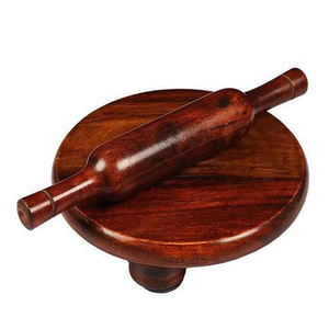 Affordable Wooden <b>Rolling</b> <b>Pin</b> and <b>Rolling</b> Board Set Quality Chakla Belan for Budget Friendly Kitchen Tools - Product Image 1