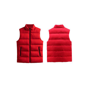 2026 Hot Selling Cheap Prize <b>Men's</b> Sleeveless Puffer Vest Customize Fabric Solid Pattern Loose Fit Padded Bubble Jacket for <b>Men</b> - Product Image 6