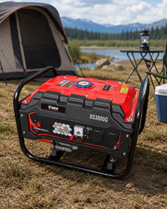Générateur d'énergie portable à essence 3KW, haute efficacité, moteur 4 temps, générateur électrique robuste pour la construction résidentielle et les situations d'urgence - Product Image 1