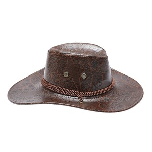 GENERSA SPORTS Sombrero de Vaquero Unisex de Poliéster con Diseño de Camuflaje Marrón y Adorno de Pluma, para Exteriores, Cuatro Estaciones, Casual, para Adultos - Product Image 4