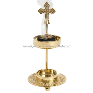 Quemador de Incienso Ajustable con Cruz Cristiana para Oración - Product Image 1