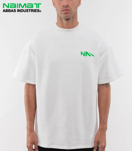 Nueva Camiseta Moderna al por Mayor Personalizada para Hombre, Talla Grande, con Logotipo Impreso, 100% Algodón, Camisetas Holgadas de Talla Grande para Hombre - Product Image 3