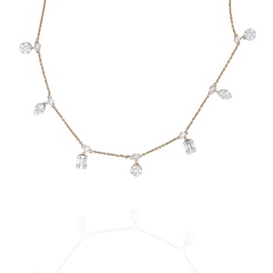 <b>Fashion</b> Women's 925 Silver Moissanite Diamond Charm <b>Necklace</b> t Wedding Jewelry Chain Design <b>Fashion</b> <b>Necklace</b> - Product Image 1