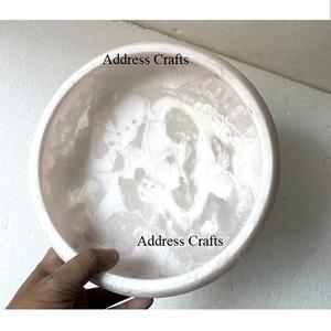 Tazón de Resina de Color Personalizado, Tazón Grande Redondo para Ensalada y Fruta, Vajilla para Mesa de Comedor, Tazones para Postre Eid Ramadán, Platos - Product Image 5