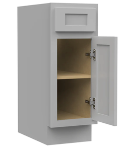 ตู้ครัวบี 15 เบส เกรย์ เชคเกอร์ สไตล์ ประตูเดี่ยว RTA - Product Image 3