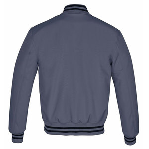 Chaqueta de Lana para Hombre, Invierno, con Logotipo Personalizado Bordado, Chaqueta Varsity de Alta Calidad, Corte Regular, Cuello en V, Diseño de Parches en la Parte Delantera, Personalizable - Product Image 6