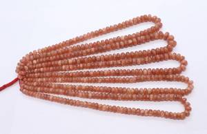 Perles rondes lisses en pierre de soleil naturelle 6-8MM, perles de pierre de soleil de 16 pouces, perles rondes lisses en pierre de soleil pour la fabrication de bijoux - Product Image 6