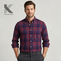 Diseños Personalizados, Tela de Franela 100% Algodón, Tela de Franela Teñida con Hilo, Tela Estampada a Cuadros para Camisas de Franela y Uniformes