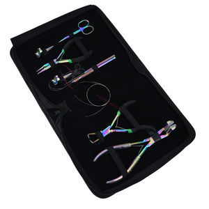 Kit d'outils ultime pour extensions de cheveux arc-en-ciel avec pince à extensions, pince à micro-anneaux pour sertissage et retrait, applicateur à crochet et boucle - Product Image 1