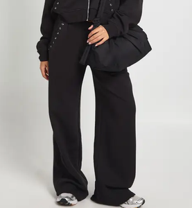 Conjunto de Sudadera de Cuello Redondo y Pantalones Deportivos de Algodón para Mujer, Logotipo Personalizado, OEM, ODM, Marca Privada, Proveedor de Ropa al por Mayor - Product Image 6