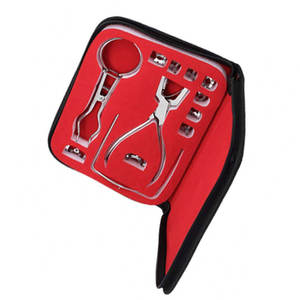 Kit de Dique de Goma Dental, Instrumentos Quirúrgicos Dentales, Juego de 12 Piezas de Acero Inoxidable, Sistema de Aislamiento Profesional para Clínica Dental - Product Image 5