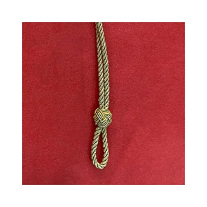 Oem Wholesale Custom Made Cap Cords Generals Handmade Adjustable Knot Ceremonial With Custom Size and Color Officers Cap Cord - Product Image 2