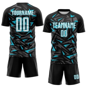 Ensemble maillot et short de foot personnalisé pour homme, respirant, séchage rapide, tenue de sport pour équipe - Product Image 1