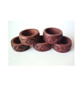 Porte-serviettes en bois naturel, dernier design, pour la décoration de table, décoration intérieure, fait main, au meilleur prix - Product Image 1