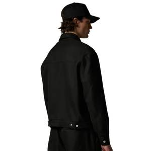 Veste en laine mélangée sur mesure pour homme en noir avec fermeture éclair, design élégant, tissu de haute qualité et coupe confortable pour la mode - Product Image 6