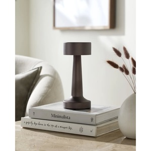 Lampe de table minimaliste en laiton doré mat pour bureau moderne et table de chevet de chambre à coucher - Product Image 5