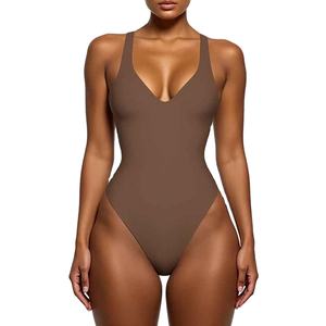 Nouveauté : Combinaison moulante sans manches pour femme, vêtements de sport légers et écologiques - Product Image 1