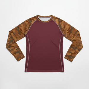 MMA Rush Guard Compression Shirt Custom Sublimation Printed Jiu Jitsu Grappling BJJ Rashguard Long Sleeves Anti UV Protection - Product Image 5