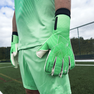 Guantes de Portero de Fútbol Profesionales para Adultos, de Látex y Cuero, Antideslizantes, con Protección para los Dedos, de Goma PU, Gel de Silicona, para Gimnasio - Product Image 4